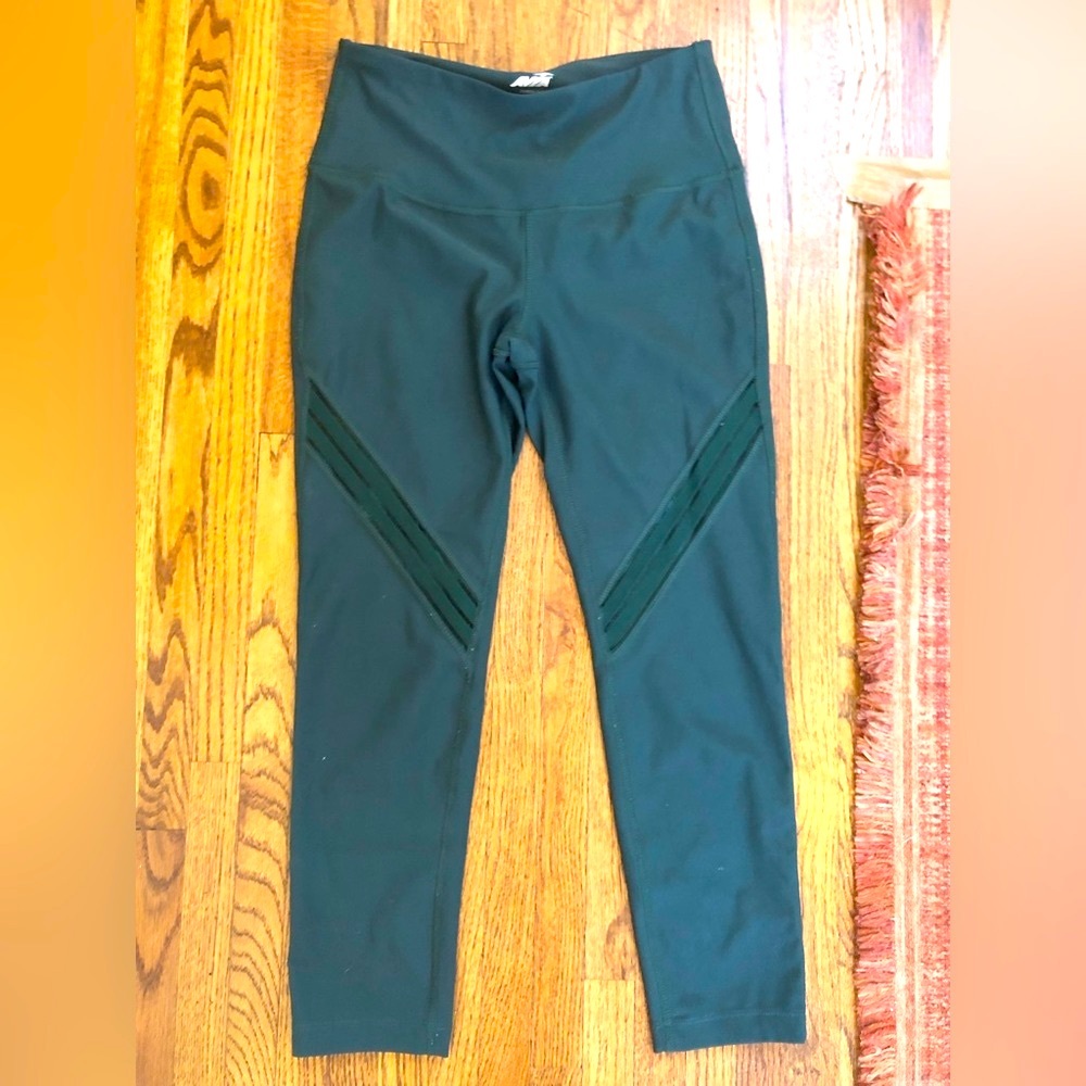 Avia Yoga/Running compression tights | Forest Green |  XS 0-2 | New without tags